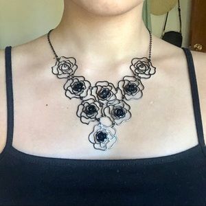 Black Rose Necklace